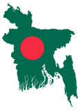 Mapa Bangladéše
