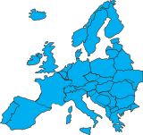 Vektorový obrázek, ilustrační klipart Mapa Evropy ke stažení, Mapy vektorový obrázek pro vaše dokumenty