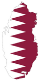 Vektorový obrázek, ilustrační klipart Mapa Kataru ke stažení, Mapy vektorový obrázek pro vaše dokumenty