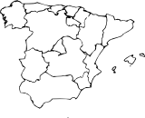 Vektorový obrázek, ilustrační klipart Mapa Španělska ke stažení, Mapy vektorový obrázek pro vaše dokumenty