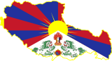 Vektorový obrázek, ilustrační klipart Mapa Tibetu ke stažení, Mapy vektorový obrázek pro vaše dokumenty