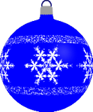 Vektorový obrázek, ilustrační klipart Modrá ozdoba ke stažení, Vánoce vektorový obrázek pro vaše dokumenty
