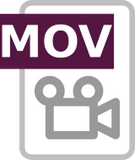 Vektorový obrázek, ilustrační klipart MOV ke stažení, Symboly vektorový obrázek pro vaše dokumenty