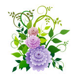 Vektorový obrázek, ilustrační klipart Nádherné květiny ke stažení, Květiny vektorový obrázek pro vaše dokumenty