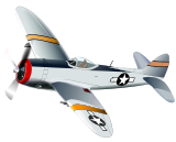 Vektorový obrázek, ilustrační klipart P-47 Thunderbolt ke stažení, Doprava vektorový obrázek pro vaše dokumenty