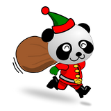 Panda Santa