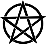Vektorový obrázek, ilustrační klipart Pentagram ke stažení, Symboly vektorový obrázek pro vaše dokumenty
