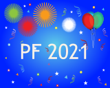 Vektorový obrázek, ilustrační klipart PF 2021 ke stažení, Vánoce vektorový obrázek pro vaše dokumenty