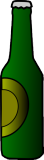 Vektorový obrázek, ilustrační klipart Pivní lahev ke stažení, Nápoje vektorový obrázek pro vaše dokumenty