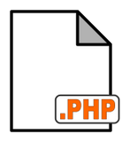 Vektorový obrázek, ilustrační klipart Přípona PHP ke stažení, Symboly vektorový obrázek pro vaše dokumenty