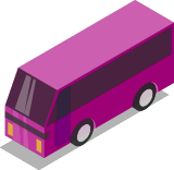 Růžový autobus