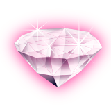 Vektorový obrázek, ilustrační klipart Růžový diamant ke stažení, Láska vektorový obrázek pro vaše dokumenty