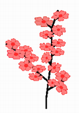 Vektorový obrázek, ilustrační klipart Sakura ke stažení, Květiny vektorový obrázek pro vaše dokumenty