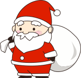 Vektorový obrázek, ilustrační klipart Santa ke stažení, Vánoce vektorový obrázek pro vaše dokumenty
