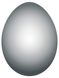 Vektorový obrázek, ilustrační klipart Šedé vajíčko ke stažení, Velikonoce vektorový obrázek pro vaše dokumenty