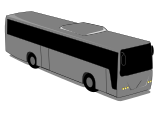 Šedý autobus