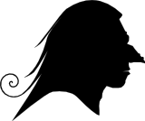 Vektorový obrázek, ilustrační klipart Silueta ježibaby ke stažení, Ženy vektorový obrázek pro vaše dokumenty