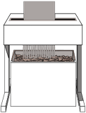 Vektorový obrázek, ilustrační klipart Skartovačka ke stažení, Přístroje vektorový obrázek pro vaše dokumenty