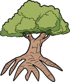 Strom s kořeny
