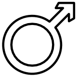 Vektorový obrázek, ilustrační klipart Symbol muže ke stažení, Symboly vektorový obrázek pro vaše dokumenty