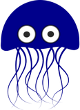 Tmavomodrá medúza