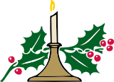 Vektorový obrázek, ilustrační klipart Vánoční svícen ke stažení, Vánoce vektorový obrázek pro vaše dokumenty