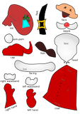 Vektorový obrázek, ilustrační klipart Vánoční vystřihovánka ke stažení, Vánoce vektorový obrázek pro vaše dokumenty