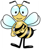 Vektorový obrázek, ilustrační klipart Včelka ke stažení, Hmyz vektorový obrázek pro vaše dokumenty