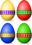 Vektorový obrázek, ilustrační klipart Velikonoční vajíčka ke stažení, Jídlo vektorový obrázek pro vaše dokumenty