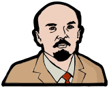 Vektorový obrázek, ilustrační klipart Vladimir Iljič Lenin ke stažení, Osobnosti vektorový obrázek pro vaše dokumenty