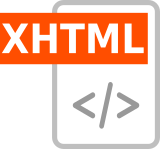 Vektorový obrázek, ilustrační klipart XHTML ke stažení, Symboly vektorový obrázek pro vaše dokumenty
