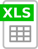 Vektorový obrázek, ilustrační klipart XLS ke stažení, Symboly vektorový obrázek pro vaše dokumenty