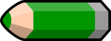 Zelená tužka