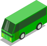 Zelený autobus