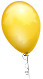 Vektorový obrázek, ilustrační klipart Žlutý balónek ke stažení, Ostatní vektorový obrázek pro vaše dokumenty