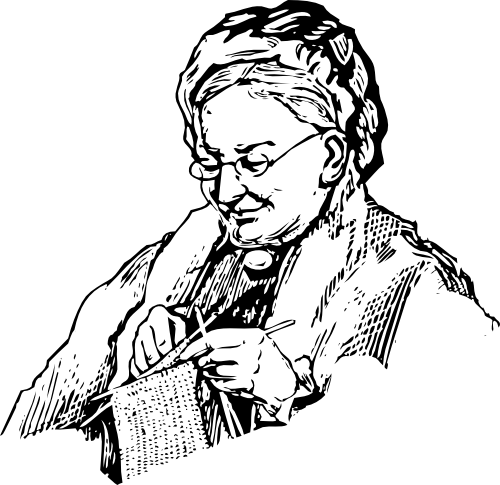 Vektorový obrázek, ilustrační klipart Babička zdarma ke stažení, Ženy vektor do vašich dokumentů