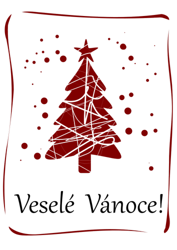 Vektorový obrázek, ilustrační klipart Blahopřání k Vánocům zdarma ke stažení, Vánoce vektor do vašich dokumentů