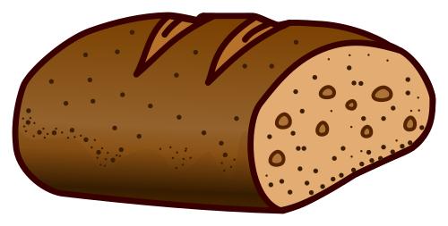 Vektorový obrázek, ilustrační klipart Bochník chleba zdarma ke stažení, Jídlo vektor do vašich dokumentů