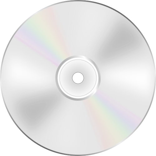 Vektorový obrázek, ilustrační klipart CD disk zdarma ke stažení, Hudba vektor do vašich dokumentů