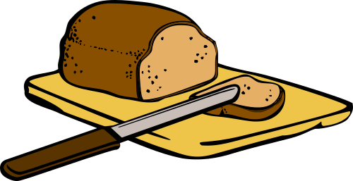 Vektorový obrázek, ilustrační klipart Chléb zdarma ke stažení, Jídlo vektor do vašich dokumentů