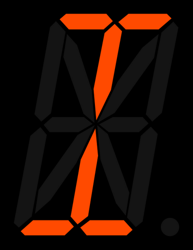 Vektorov obrzek, ilustran klipart Digitln znak I zdarma ke staen, Symboly vektor do vaich dokument