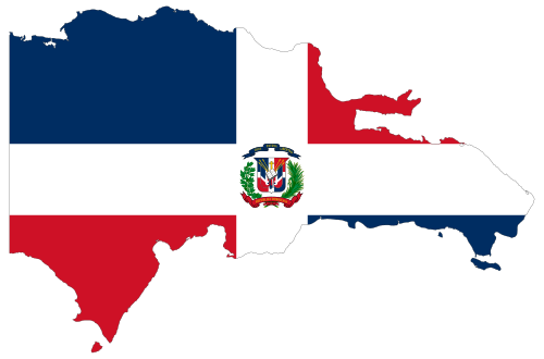 Vektorový obrázek, ilustrační klipart Dominikánská republika zdarma ke stažení, Mapy vektor do vašich dokumentů
