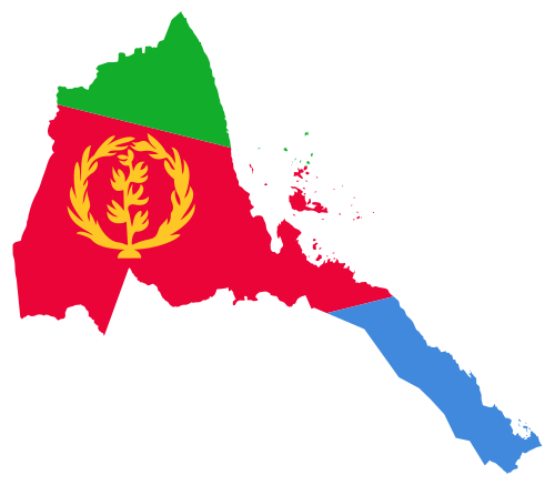 Vektorový obrázek, ilustrační klipart Eritrea zdarma ke stažení, Mapy vektor do vašich dokumentů