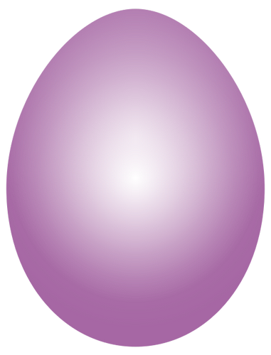 Vektorový obrázek, ilustrační klipart Fialové vajíčko zdarma ke stažení, Velikonoce vektor do vašich dokumentů