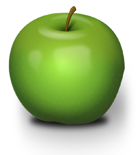 Vektorový obrázek, ilustrační klipart Jablko zdarma ke stažení, Ovoce vektor do vašich dokumentů