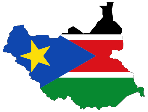Vektorový obrázek, ilustrační klipart Jižní Súdán zdarma ke stažení, Mapy vektor do vašich dokumentů