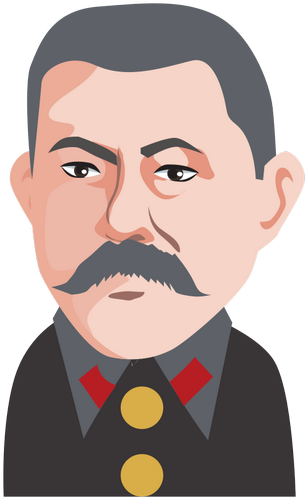 Vektorový obrázek, ilustrační klipart Josif Stalin zdarma ke stažení, Osobnosti vektor do vašich dokumentů