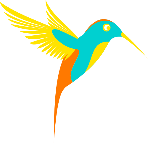Vektorový obrázek, ilustrační klipart Kolibřík zdarma ke stažení, Ptáci vektor do vašich dokumentů