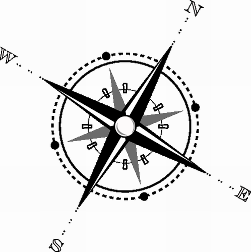 Vektorový obrázek, ilustrační klipart Kompas zdarma ke stažení, Přístroje vektor do vašich dokumentů