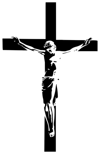 Vektorový obrázek, ilustrační klipart Krucifix zdarma ke stažení, Náboženství vektor do vašich dokumentů